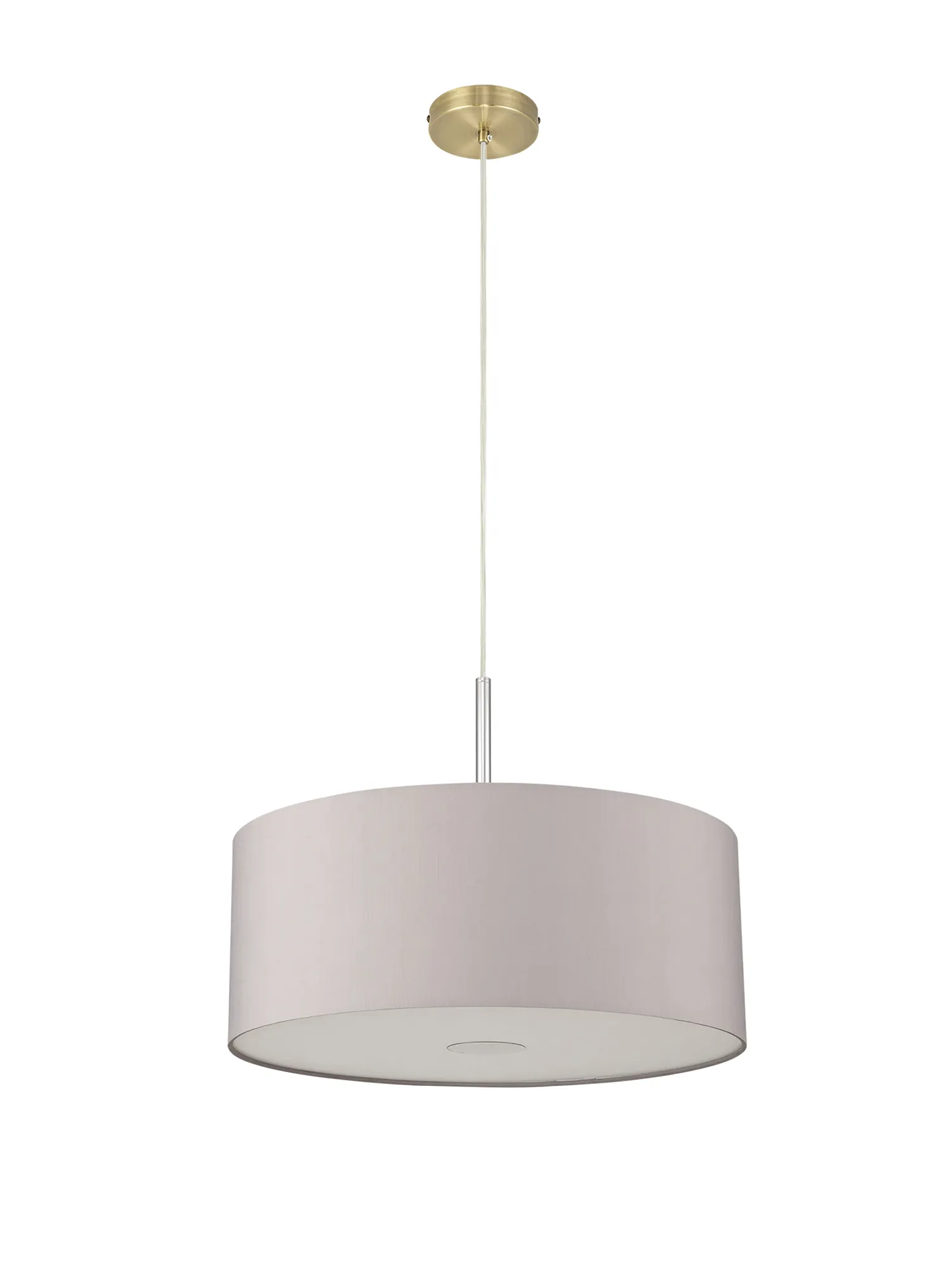 Universal 50cm Frosted Acrylic Diffuser Chrome Centre White D0320  Deco Universal